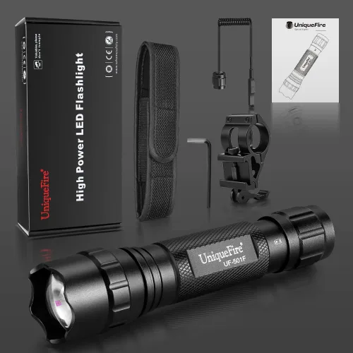 Vista 9 de 501F Vcsel 850nm IR iluminador luces de la linterna para visión nocturna Zoomable infrarrojos linterna iluminador con control dual interruptor