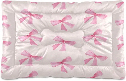 Vista 39 de Almohadilla de cama para mascotas con estampado de vaca 3D, tapete suave para cama de perro con parte inferior antideslizante, almohadilla de jaula