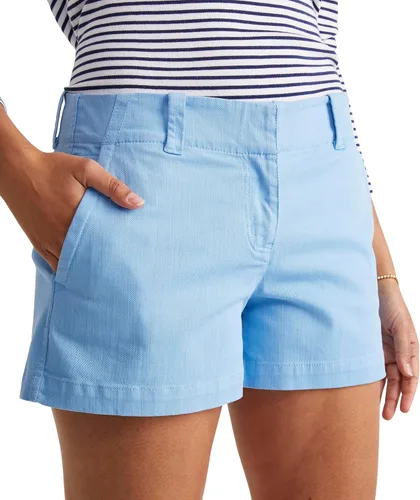 Vista 35 de vineyard vines Pantalones cortos para mujer de 3 1/2 pulgadas en espiga todos los días Nautical Navy