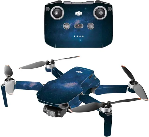 Vista 5 de MightySkins - Compatible con DJI Mini 2 Dron portátil - Andromeda Funda protectora de vinilo duradera y única Fácil de aplicar, quitar y cambiar