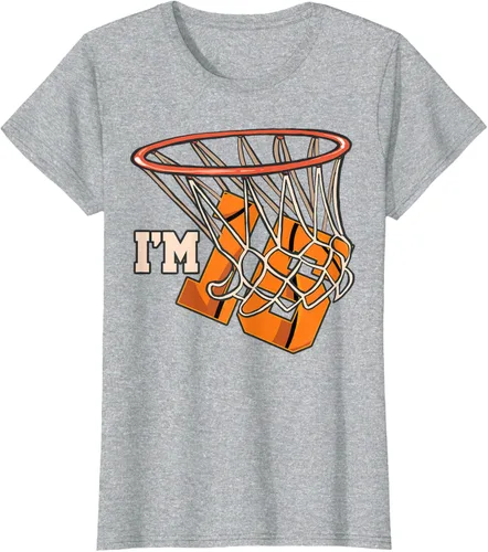 Vista 32 de Camiseta número 15 con temática de baloncesto para fiesta de cumpleaños, Negro, S