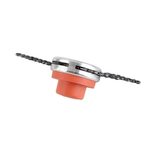 Vista 6 de Alambre con sierra Universal GardenMultifuncional Cadena Trimmer Head Piezas de repuesto Herramienta de jardín Cortacésped Accesorios Naranja
