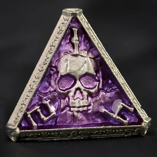 Vista 12 de DND - Juego de dados de metal D&D poliédricos con caja de regalo, caja de metal, juego de dados DND, dados poliédricos para Calabozos y Dragones