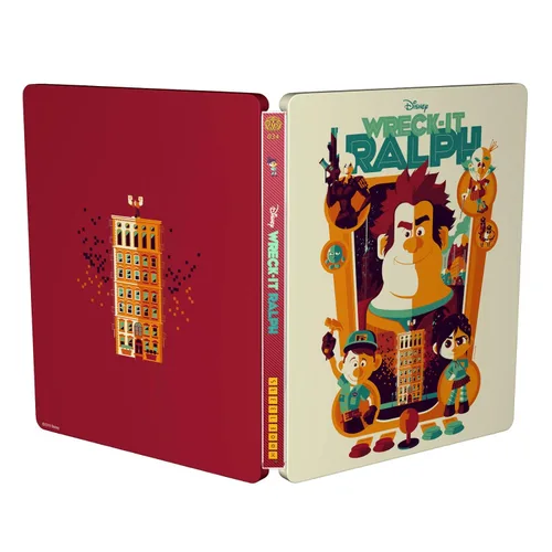 Vista 3 de Wreck it Ralph Mondo SteelBook Blu-ray Region Free