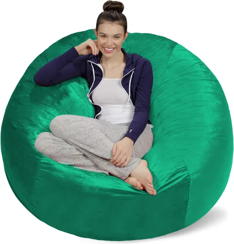 Vista 68 de [Usado] Sofa Sack Funda para Silla Puff Solo la Funda, para Adultos y Niños, Sin Relleno, Cómoda y Esponjosa, Funda de Repuesto para Silla Puff