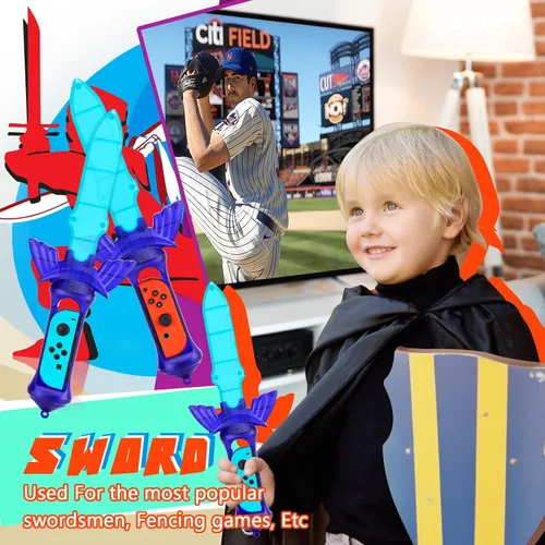 Vista 3 de SIKEMAY Nintendo Switch Sports Accessories, 12-in-1 Bundle for Nintendo Switch Games, Switch Sports Set for Nintendo Switch Games, with Switch