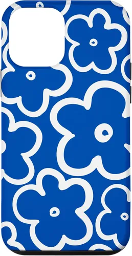 Vista 16 de Funda floral azul y blanca con diseño de flores silvestres para iPhone 16