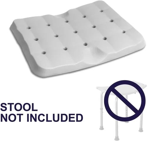 Vista 3 de KMINA Cojín de asiento de ducha, espuma impermeable ligera y antideslizante, almohadillas para rodillas para jardinería, patentado, fabricado