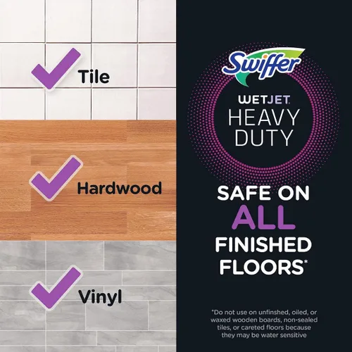 Vista 2 de Swiffer WetJet - Recambio de almohadilla de trapeador resistente, 30