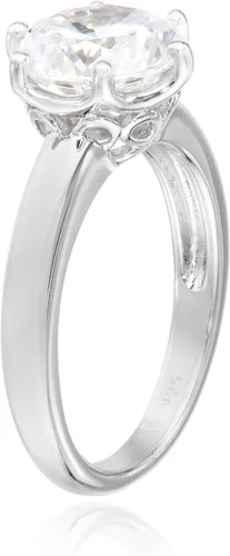 Vista 2 de Tienda Collection Sterling Silver Solitaire Ring set with Round Infinite Elements Cubic Zirconia
