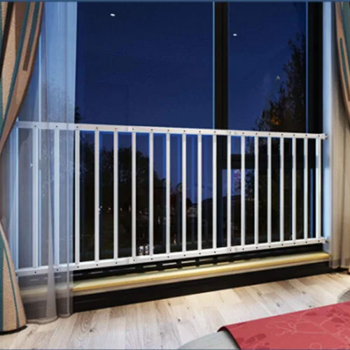 Vista 6 de WAOWAO Protectores de seguridad de ventana negros para niños, niños y niños pequeños, a prueba de mascotas, extra ancha, color blanco, protección