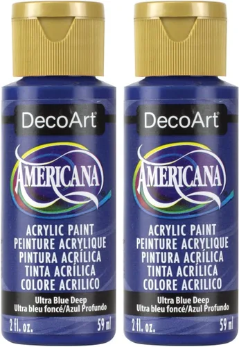 Vista 10 de DecoArt Pintura acrílica Americana, 2 onzas, azul Bahaman (DA255-3)