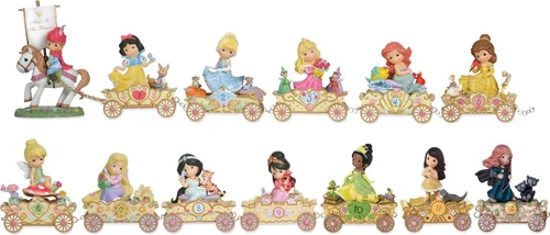 Vista 6 de Precious Moments Disney Figurina de Desfile de Cumpleaños – Blancanieves Edad 1 – Coleccionable de Regalo para el Primer Cumpleaños de Bebé Niña