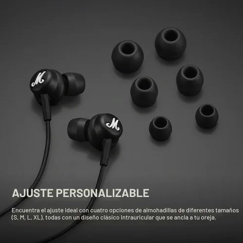 Vista 3 de Marshall Mode - Auriculares con cable USB-C - Negro