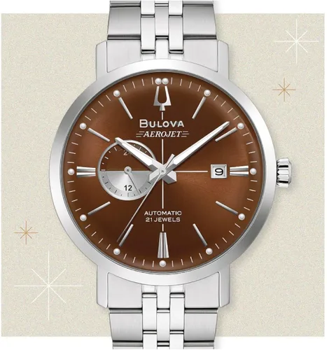 Vista 5 de Bulova Aerojet Automatic - 96B375 tono plateado talla única Tono-plateado Aerojet Automático - 96B375