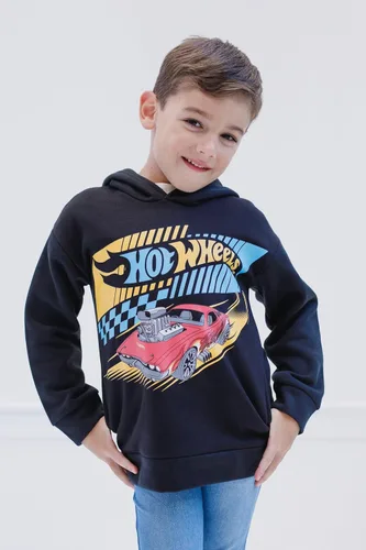 Vista 2 de Hot Wheels Sudadera con capucha de forro polar para niños pequeños a niños grandes (2T - 18-20)