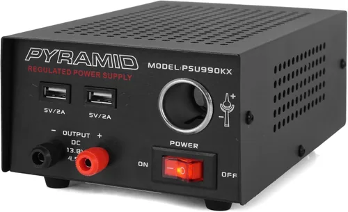 Vista 8 de Fuente de alimentación universal compacta de banco - Convertidor regulado de 7 amperios para laboratorio doméstico AC-DC para radio CB, HAM