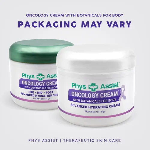 Vista 2 de Crema Oncológica 4 oz más paquete de 3 Bálsamo Labial. Hidratante para la piel estresada sometida a quimioterapia o radiación. Terapia de la piel.
