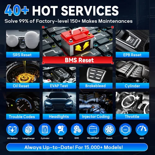 Vista 3 de Autel MaxiSys Ultra Full System Diagnostic OBD2 Scanner Tablet Autel Ultra Have 40+ Reset Services with 5in1 MaxiFlash VCMI Can ECU Programación