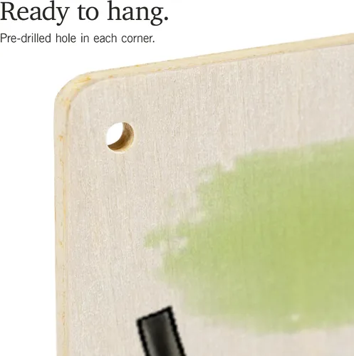 Vista 5 de Lantern Press 6x9 Inch Wood Sign, Ready to Hang Wall Decor, Mojito, Cocktail Recipe