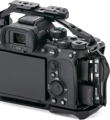 Vista 5 de Tilta Jaula completa para cámara compatible con Sony A7 IV, a1, S3, R4, 73, R3, A9 Negro
