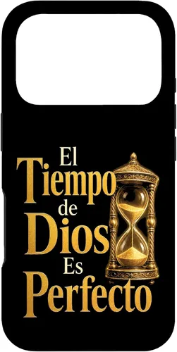 Vista 27 de Fe Cristiana El Tiempo De Dios ES Perfecto Hourglass Case for iPhone Air