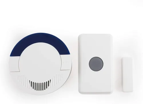 Vista 9 de Dakota Alert Timbre inalámbrico UTRE-4K Plus de 1 milla, alerta de pánico y buzón