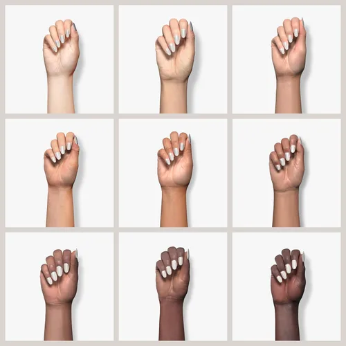 Vista 2 de Esmalte de uñas Risque White Esmalte de Unhas Secado rápido, hipoalergénico, de larga duración, extra brillante, fabricado en Brasil Novo