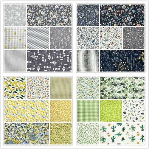 Vista 4 de SZRUIZFZ Paquete de tela de algodón precortada de 12 x 12 pulgadas, cuadrados para manualidades, costura, álbumes de recortes, cuadros de tela