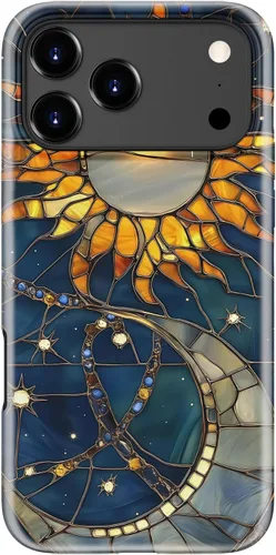 Vista 107 de LUMARKE Funda para iPhone 14/iPhone 13, lindo Y2K floral, carga inalámbrica Mosaico Tortuga Shell