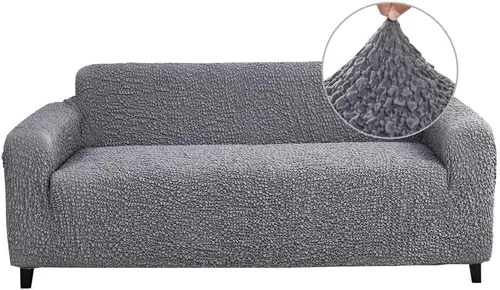 Vista 12 de Funda para sofá de 1, 2, 3, 4 plazas, de poliéster suave, de alta elasticidad, elegante funda para sofá, 1 pieza, protector de muebles para sala