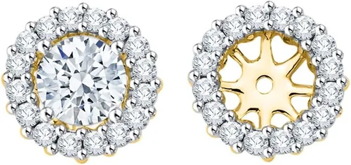 Vista 2 de Chaquetas con pendientes de diamante en oro de 14 quilates (12 cttw, G-H, I2-I3)