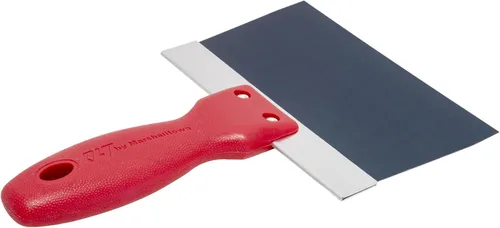 Vista 4 de Cuchillo de cinta de acero azul de 6" con mango de plástico