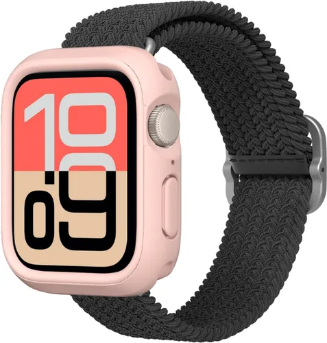 Vista 18 de RhinoShield Funda protectora para Apple Watch SE y Series 6/5/4 de 1.575 in Rosa rubor
