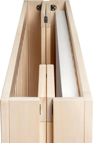 Vista 11 de Babyletto Maki - Cuna plegable portátil convertible 2 en 1, lavado natural