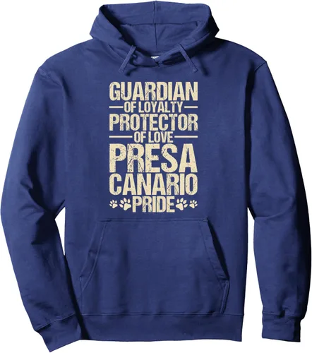 Vista 5 de Guardian Of Loyalty Protector Of Love Perro De Presa Canario Sudadera Con Capucha, Negro
