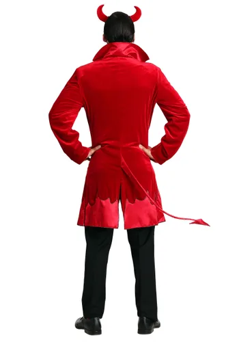 Vista 2 de Disfraz de Diablo Elegante para Hombre Multicolor
