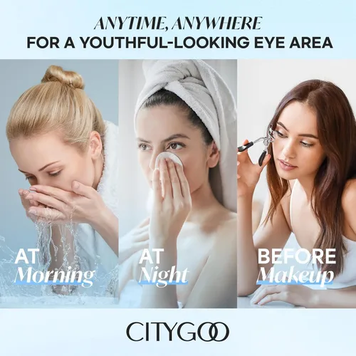 Vista 5 de CITYGOO - Barra de ojos con retinol y colágeno, con ácido hialurónico para ojeras, crema antienvejecimiento para debajo de los ojos, para reducir