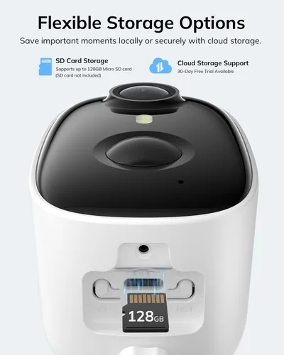 Vista 10 de VIMTAG 2K Solar Security Cameras Wireless Outdoor, Home Security, 5000mAh