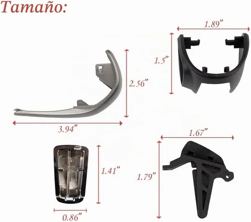 Vista 2 de RLB-HILON Kit de perilla de cambio de transmisión automática compatible con Chevrolet Sonic Chevy Trax 2012 a 2016 años de repuesto # 42539736