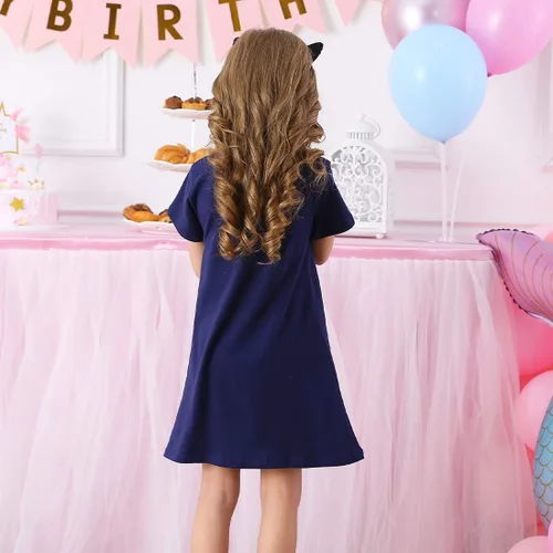 Vista 5 de VIKITA 2020 - Vestidos de verano para niña de manga corta 3-8 años