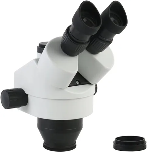 Vista 5 de Kit de accesorios para microscopio 3.5X 7X 45X 90X cabeza de microscopio trinocular simulfocal, zoom continuo 0.5X 2X Microscopio diapositivas