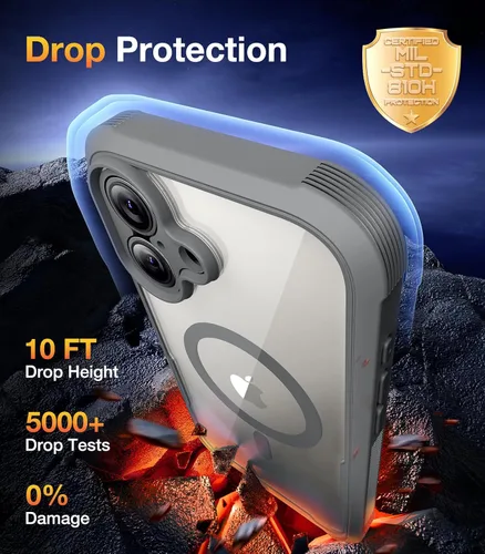 Vista 546 de DIACLARA - Funda transparente compatible con iPhone XR 6.1 pulgadas 2018