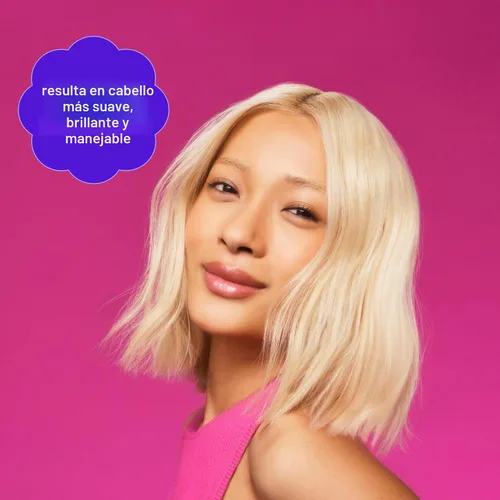 Vista 6 de amika bust your brass cool blonde strength repair shampoo