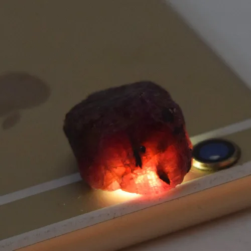 Vista 2 de Gemhub - Piedra preciosa natural de rubí 4100 quilates con certificación EGL