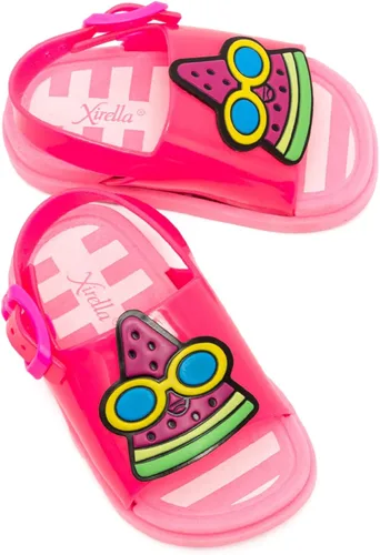 Vista 5 de Xirella Fruticas Kids Toddlerinfant sandals girl & boys with back strap for pool beach and summer. sandals Boys Girls Slide Non-Slip Outdoor Indoor.