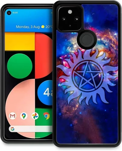 Vista 17 de CARLOCA Funda compatible con Google Pixel 4A, diseño de cosmos sobrenatural, ultra protección, a prueba de golpes, silicona suave, TPU