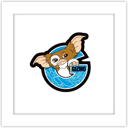 Vista 10 de Trends International Gallery Pops Gremlins - Arte de pared con insignia de Gizmo, versión enmarcada negra, 12 x 12 pulgadas