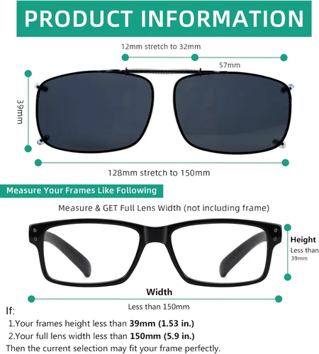 Vista 3 de Eyekepper gafas de sol polarizadas con resorte de fácil sujeción