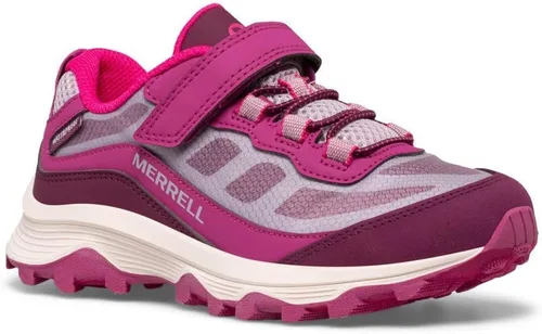 Vista 5 de Merrell Moab Speed - Tenis de senderismo impermeables con cierre alternativo bajo para niños